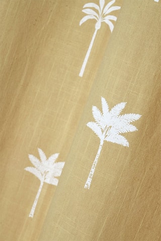 Cortina Casablanca - Mostaza y blanco - 140 x 260 cm