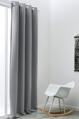 Cortina opaca Essential Acero - 140 x 240 cm