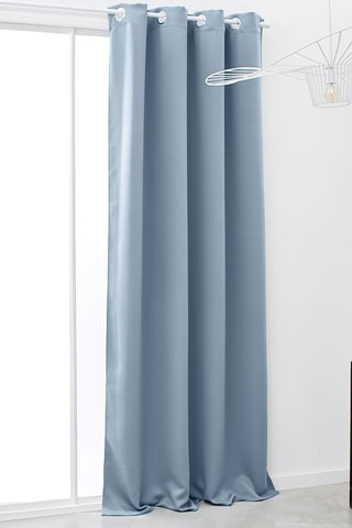 Cortina opaca Essential - Azul ­- 140 x 240 cm