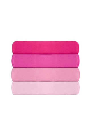 Sábana bajera de algodón reforzado 61 hilos/cm² Tonne Rosse - Rosa