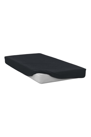 Sábana bajera de microfibra 82 g/m² - Negro