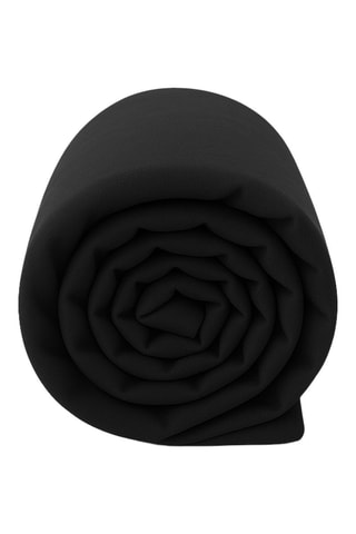 Sábana bajera de microfibra 82 g/m² - Negro