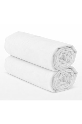 2 sábanas bajeras - Blanco