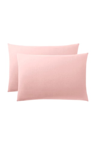 Funda de almohada de algodón 57 hilos/cm² - Rosa
