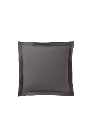 Funda de almohada de algodón 57 hilos/cm² - Antracita