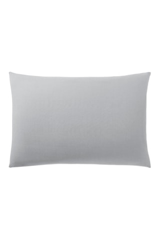 Funda de almohada de algodón 57 hilos/cm² - Gris claro