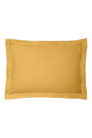 Funda de almohada de percal de algodón 80 hilos/cm² Julian - Mango