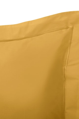 Funda de almohada de percal de algodón 80 hilos/cm² Julian - Mango