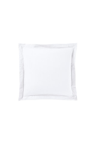 Funda de almohada de algodón 57 hilos/cm² - Blanco