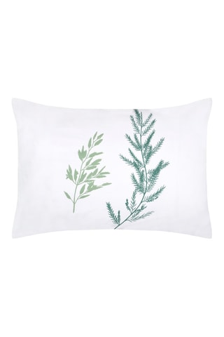 Funda de almohada de fibras de bambú Sylvana - Verde