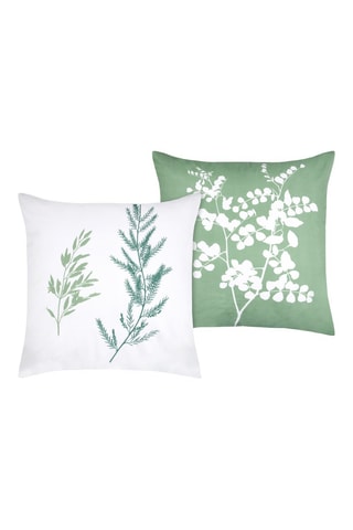 Funda de almohada de fibras de bambú Sylvana - Verde