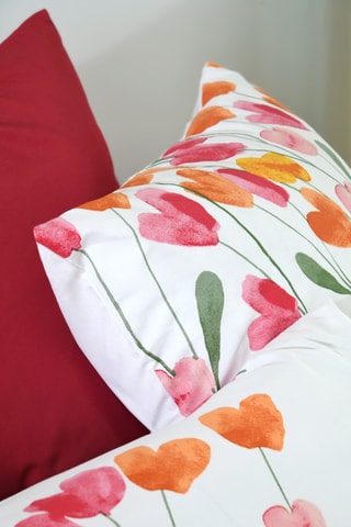 Funda de almohada de fibras de bambú Tulipa - Multicolor
