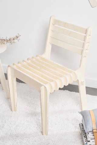 Sedia in legno Japandi Simplicity - Neutro