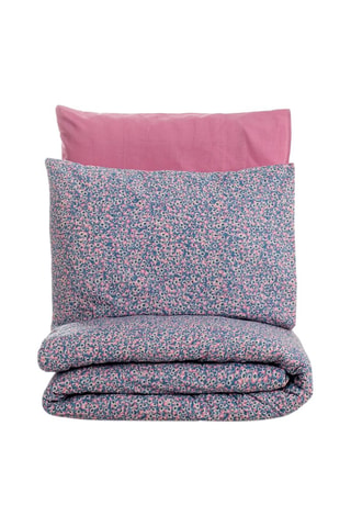 Juego de nórdico de algodón 140 hilos/cm² Maro - Rosa y beige