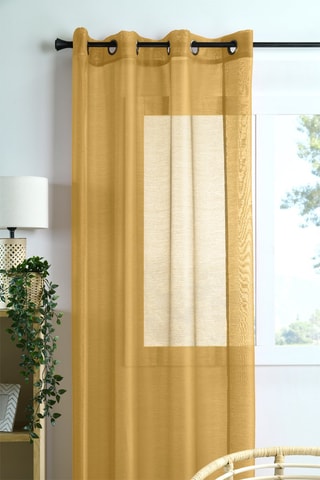Visillo Linwood - Mostaza - 140 x 260 cm