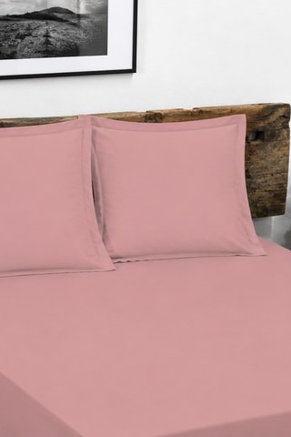 Juego de sábanas 57 hilos/cm²- Rosa