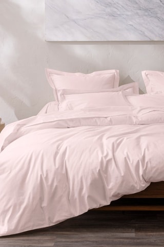 Funda de almohada de percal de algodón 80 hilos/cm² Julian - Rosa