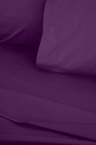 Funda nórdica de algodón reforzado 155 hilos/cm² Tonne Viole - Violeta oscuro
