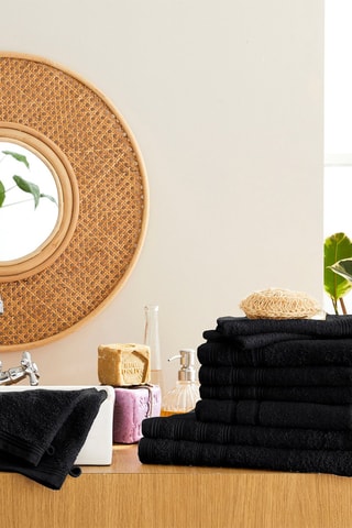 Juego de baño - 10 piezas - Negro