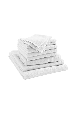 Juego de baño - 10 piezas - Blanco