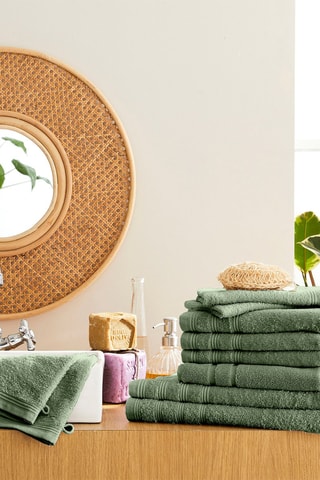Juego de baño - 10 piezas - Verde