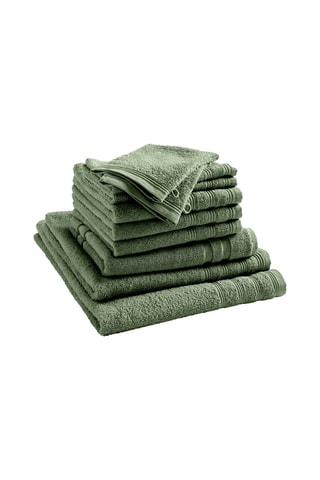 Juego de baño - 10 piezas - Verde