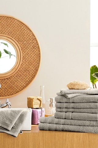 Juego de baño - 10 piezas - Beige