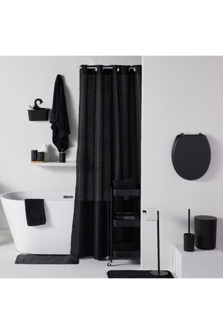 Papelera - 8,5 l - Negro