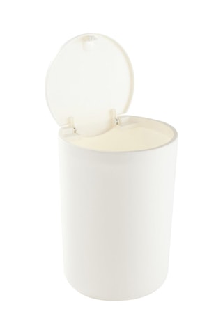 Papelera - 8,5 l - Blanco