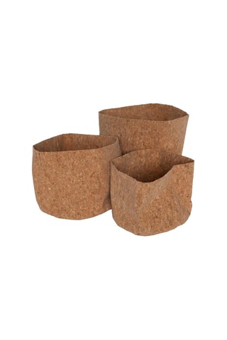 3 cestas redondas Simplicity - 23, 20 y 17 cm Beige