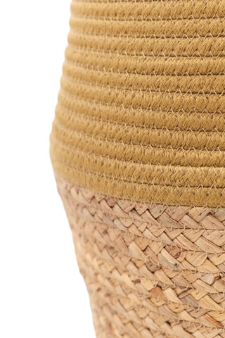 Cesta Factory - 30 cm - Amarillo y beige