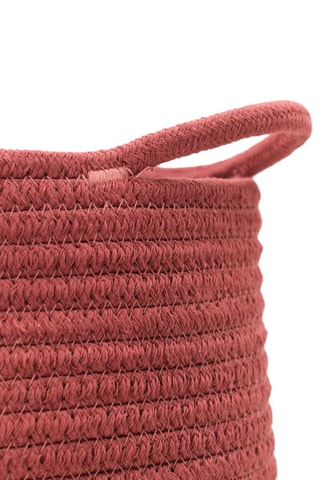 Cesta Factory - 30 cm - Rojo y beige
