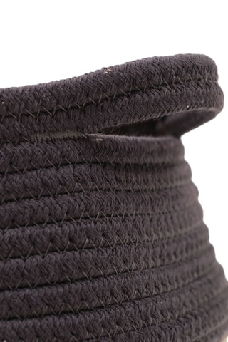 Cesta Factory - 27 cm - Negro y beige