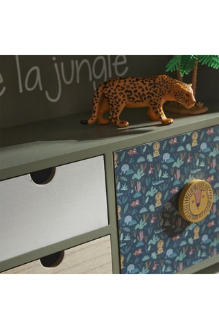 Caja “Le roi de la jungle” - 39 x 39 x 14 cm