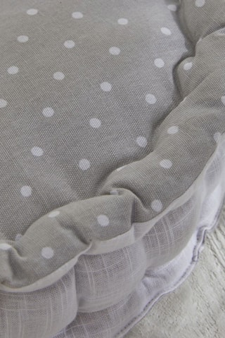 Cojín de suelo Constance - Gris - 40 x 12 cm