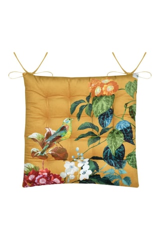 Cojín de silla Emmy - Mostaza - 38 x 38 cm
