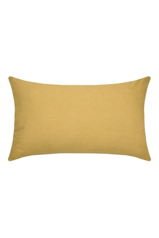 Cojín de fibras de bambú Betty - Mostaza - 30 x 50 cm