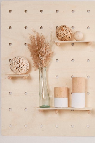Organizador mural modulable de madera Simplicity - 50 x 70 cm - Natural