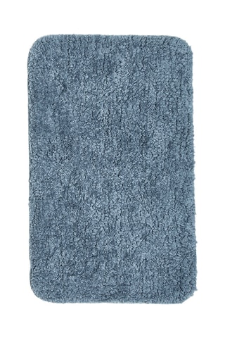Alfombra de baño Cocoon Azul ­- 50 x 80 cm