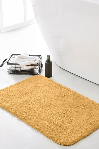 Alfombra de baño Essential Ocre - 80 x 50 cm