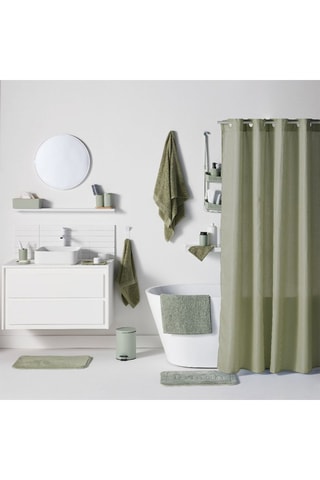 Alfombra de baño - Verde claro - 40 x 60 cm