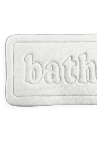 Alfombra de baño - Blanco - 40 x 60 cm