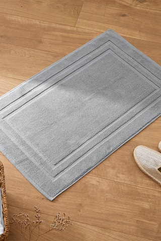 Alfombra de baño - Gris claro - 50 x 80 cm