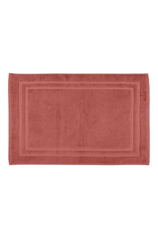 Alfombra de baño Lyla - Terracota - 45 x 70 cm