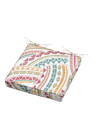 Cojín de silla - Multicolor - 40 x 40 x 5 cm