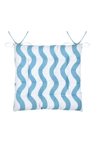 Cojín de silla - Azul ­- 38 x 38 cm