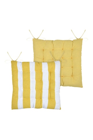 Cojín de silla - Amarillo - 38 x 38 cm