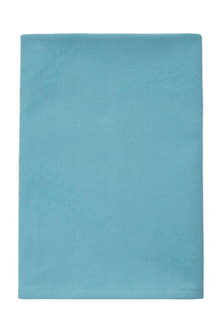 2 toallas - Turquesa - 70 x 135 cm