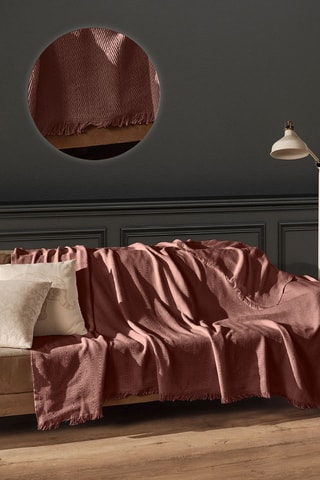 Colcha de sofá - Rojo - 170 x 205 cm