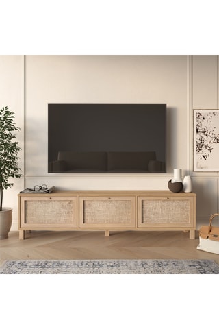 Meuble TV 3 portes - 180 x 32 x 45,6 cm